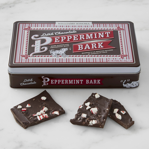 Williams Sonoma's Dark Chocolate Peppermint Bark (Photo: Williams Sonoma)