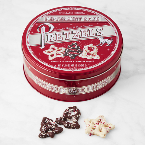 Williams Sonoma's Peppermint Bark Pretzels (Photo: Williams Sonoma)