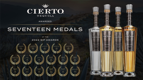 Cierto Tequila Wins Seventeen Awards and Medals at the 2022 SIP Awards (Graphic: Business Wire)