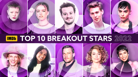IMDb Top 10 Breakout Stars of 2022 (Graphic: IMDb)