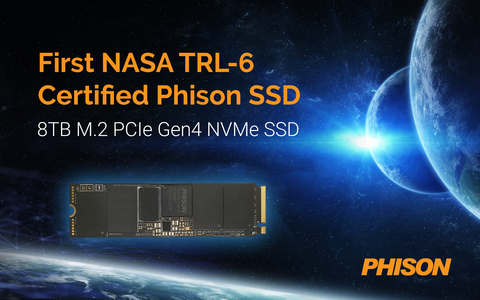 NASA TRL-6 Certified Phison 8TB NVMe SSD (Graphic: Phison)