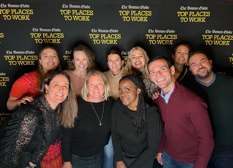 original Matter Boston teammates enjoying the Boston Globe's Top Places to Work celebration at Big Night Live in Boston. This is Matter's sixth time being recognized as a Top Place to Work by the Boston Globe. (Photo: Business Wire)