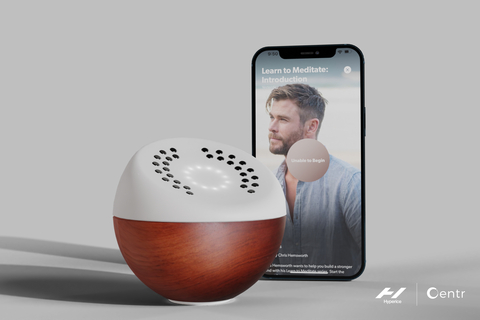 Hyperice and Centr Partner to Offer New Chris Hemsworth-Guided Meditation Content in the Core App (Photo: Business Wire)