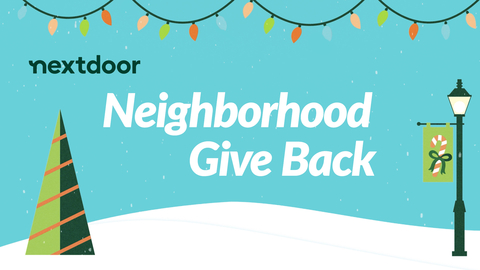 Nextdoor's Neighborhood Give Back unites neighbors around helping others. (Graphic: Business Wire)