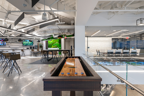 Allen Matkins has created unique spaces in its new 51,000-square-foot office at Centerview at Irvine Concourse in an effort to engage fresh talent and next-generation clients. (Photo: Business Wire)