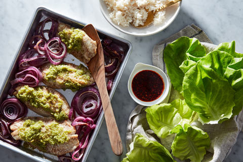 thumbnail Momofuku Sheet-Pan Ginger Scallion Fish by Good Eggs (Photo: Business Wire)