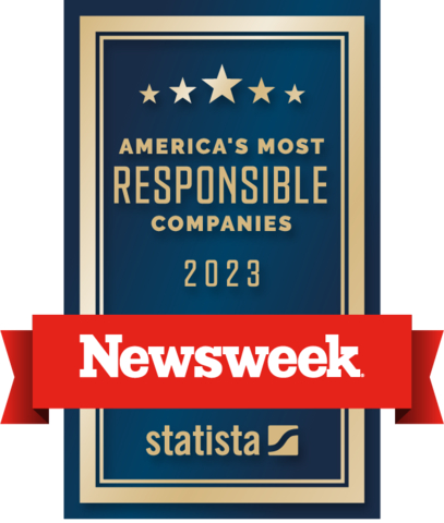 CommScope ranked #133 out of 500 companies listed by Newsweek as America's Most Responsible Companies 2023. (Graphic: Business Wire)