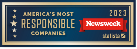 Eversource named top utility in Newsweek's Most Responsible Companies 2023 list (Graphic: Business Wire)