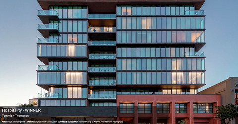 original Suffolk project Tommie & Thompson wins LABC Architectural Award of Excellence in Hospitality. (Photo: Business Wire)