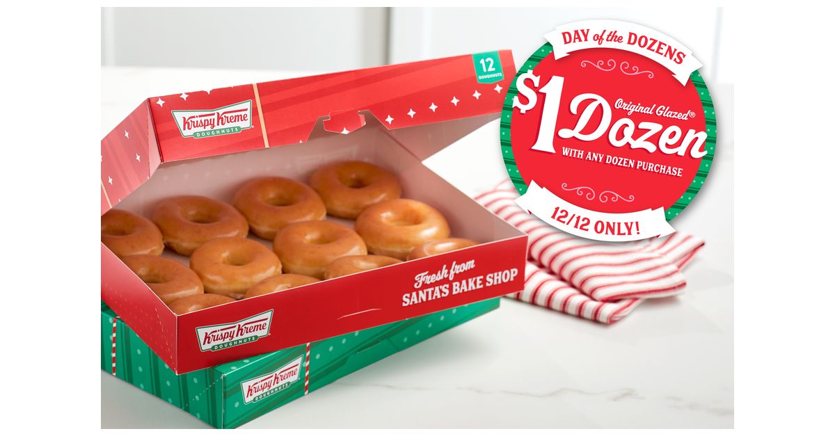 KRISPY KREME® Returns Annual 'Day of the Dozens' with $1 Original