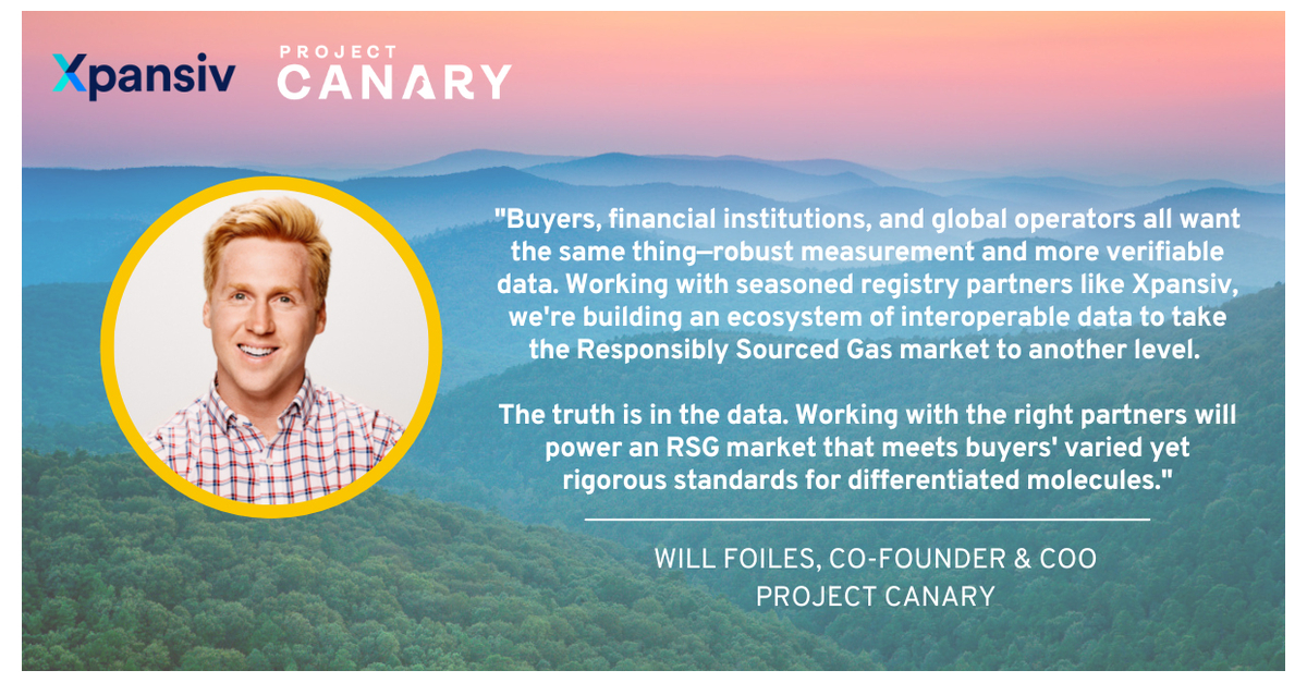 Project Canary Adds Xpansiv as Registry Partner to Advance Transparency