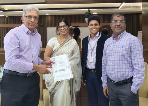 Left to Right- Ananth Siva (CEO at Movius), Puja Srivastava (Co-founder and CTO at spotco), Satish Medapati (Head of AI and Data Solutions at Movius), Sumeet Srivastava (Co-Founder and CEO at spocto) (Photo: Business Wire)