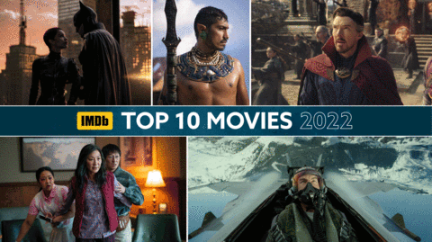 The IMDb Top 10 Movies of 2022 (image credit: IMDb)