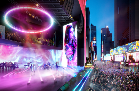 Rendering of TSX Entertainment Stage (Photo: Business Wire)