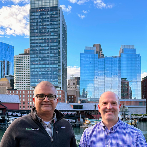 Vestigo Ventures recently invested in SaaSWorks, a scalable "more than just software" solution to equip finance teams with a continuous single source of revenue truth. L to R: SaaSWorks co-founders, Vipul Shah, CEO and Jim O'Neill, CTO.