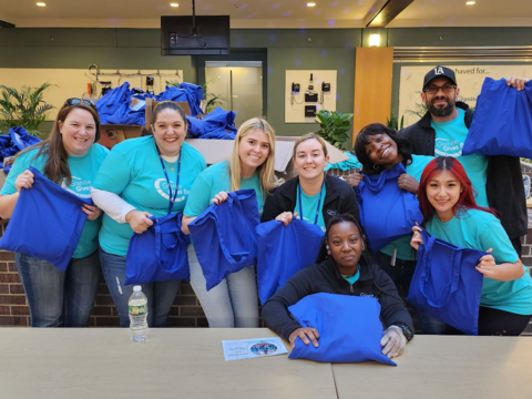 original Granite teammates assembled and donated 500 “Wonder Bags” filled with toys and games for patients to enjoy during Boston Children’s Winter Wonderland event. (Photo: Business Wire)