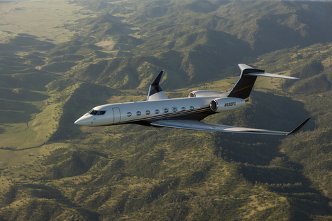 original A Flexjet Gulfstream G650 in flight. Flexjet completed their seventh Air Charter Safety Foundation Industry Audit Standard, more than any other private flight provider. (Photo: Business Wire)