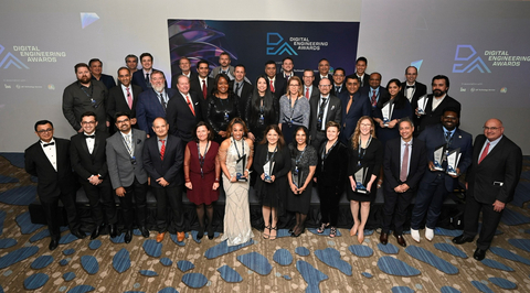 30 winners honored across nine categories at the inaugural edition of the Digital Engineering Awards, held at Jersey City, USA (Photo: Business Wire)