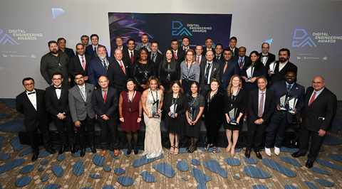original 30 winners honored across nine categories at the inaugural edition of the Digital Engineering Awards, held at Jersey City, USA (Photo: Business Wire)