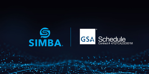 SIMBA Chain receives GSA Schedule contract 47QTCA23D001M (Graphic: Business Wire)