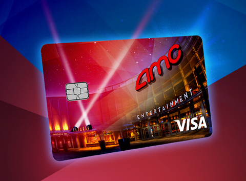 The AMC Entertainment Visa Card launches in early 2023 (Graphic: Business Wire)