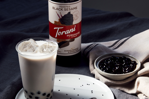 Torani, a trusted leader in the flavor industry since 1925, revealed its 2023 Pourcast Flavor of the Year today: Torani Puremade Toasted Black Sesame Syrup. (Photo: Business Wire)