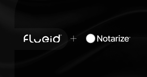 Flueid and Notarize integrate to fuel a modern, digital end-to-end real estate closing experience. (Graphic: Business Wire)