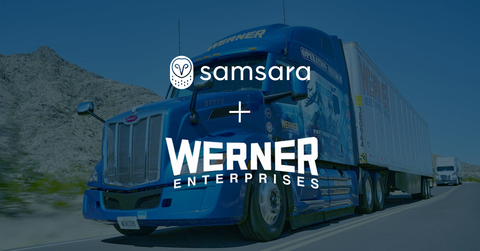 Samsara + Werner Enterprises (Graphic: Business Wire)