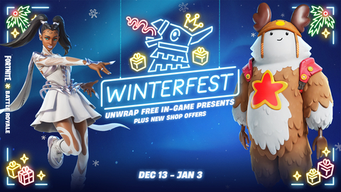 Winterfest 2022 is here in Fortnite! (Graphic: Business Wire)