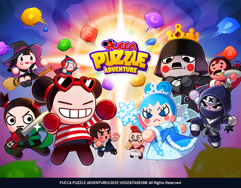 Pucca Puzzle Adventure, a new mobile puzzle game developed by TAKEONE COMPANY, opens for global pre-registration on the 27th (Graphic: Business Wire)