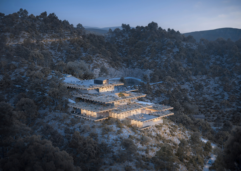 Solea Valley Healing resort in Cyprus offers travellers a holistic healing experience surrounded by nature. Image: Studio Puisto