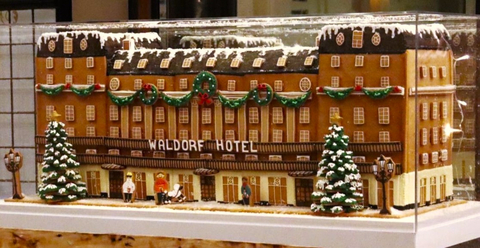 The Waldorf Hilton, London (1908) London, England. Credit: Historic Hotels Worldwide/The Biscuiteers.