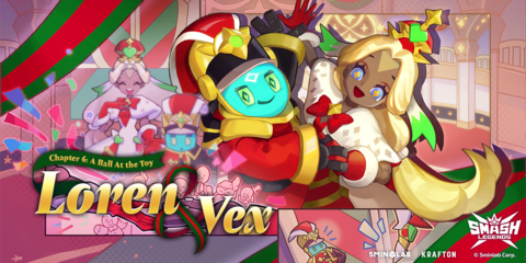 original 5minlab旗下遊戲“SMASH LEGENDS”在12月20日的最新更新中發佈新英雄「蘿倫與維克斯」。（圖片：美國商業資訊）