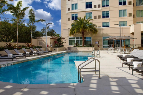 Enjoy lounging and leisurely laps at the sunny outdoor pool. (Photo: Business Wire)