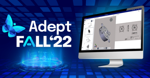 The Synergis Adept FALL '22 release features an all-new, Synergis-developed visualization and markup solution, support for new versions of popular CAD applications, and hundreds of customer-requested enhancements and fixes (Graphic: Business Wire)