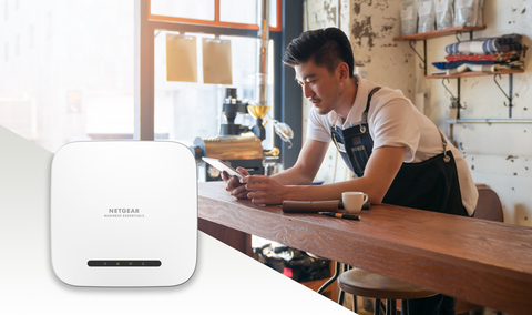 Ideal for small businesses, the new NETGEAR WAX220 access point delivers the fastest WiFi speed under $200. (Photo: Business Wire)