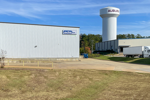 ADS-TEC Energy, a leader in battery-buffered, ultra-fast-charging solutions, today announced it is establishing its first dedicated facility in North America in Auburn, Ala., bringing together sales, warehousing, service and assembly in the new location. (Photo: Business Wire)