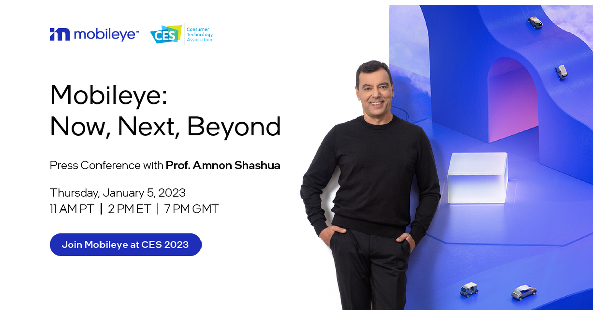 Mobileye Announces CES 2023 Press Conference With Prof. Amnon Shashua ...