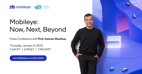 Now, Next, Beyond; CES 2023 Press Conference with Prof. Amnon Shashua (Photo: Business Wire)