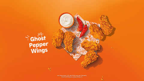 Popeyes® Ghost Pepper Wings Return to Menus Nationwide (Graphic: Business Wire)