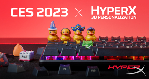 New HX3D Program Takes Hardware Personalization to a New Level Combining HyperX Gaming Peripherals with HP 3D Print Technology (Photo: Business Wire)