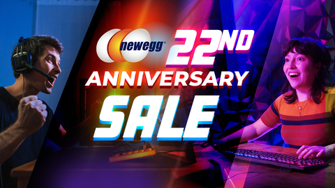 Newegg's 22nd Anniversary Sale runs throughout January. (credit: Newegg)
