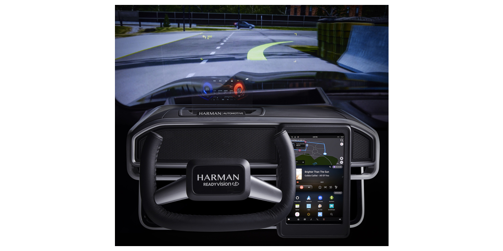 HARMAN Transforms the Driving Experience with Ready Vision Augmented  Reality Head-Up Display