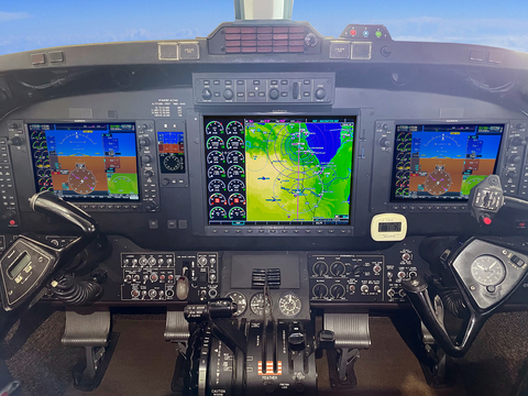 King Air 300 with IS&S ThrustSense® Autothrottle System Installed (Photo: Business Wire)