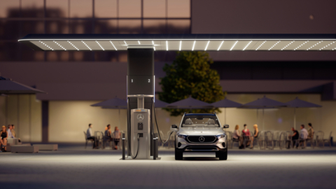 ChargePoint, Mercedes-Benz, and MN8 Energy to rapidly expand the availability of DC fast charging with the development of over 400 charging hubs, powered by the ChargePoint network, across the U.S. and Canada. (Photo: Business Wire)