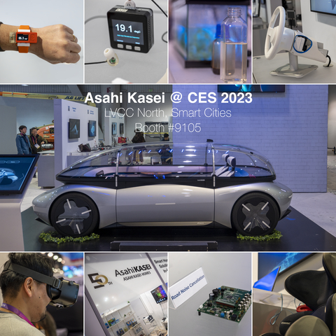 original Asahi Kasei is exhibiting in LVCC North, Smart Cities. Experience the latest tech for Autonomous vehicles, AR/VR, temperature controlled smart shipping and home delivery systems of the future. (Photo: Business Wire)