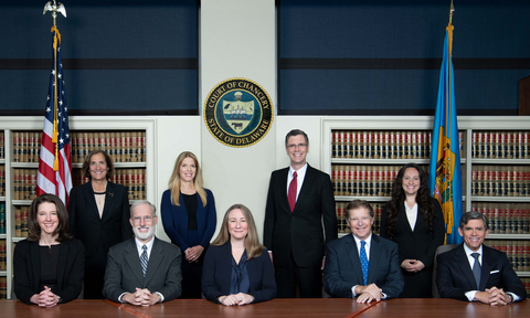 The Judicial Officers of the Delaware Court of Chancery (Photo: Business Wire)