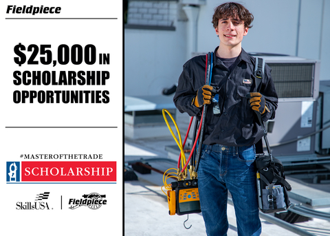 Fieldpiece to Present $25K in Scholarship Funds to Support Rising Stars in the HVACR Industry. (Photo: Business Wire)