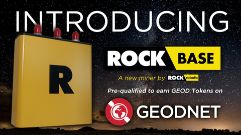 ROCK Robotic's ROCK Base x GEODNET (Photo: Business Wire)
