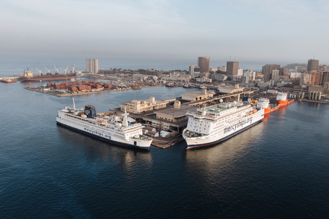 The Mercy Ships fleet of ships consists of the Africa Mercy® and the Global Mercy®. (Photo: Business Wire)
